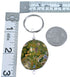 Genuine Sterling Silver Rhyolite Key Chain RX115350