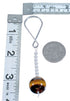 Genuine Sterling Silver Tiger Eye Key Chain RX115351