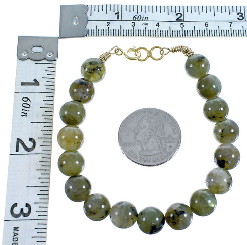 Labradorite Gold Plated Southwest Bracelet RX115712