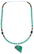 Southwestern Genuine Sterling Silver Multicolor Necklace DX115833