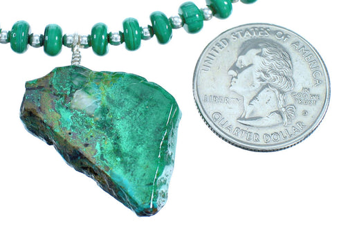 Southwestern Genuine Sterling Silver Multicolor Necklace DX115833