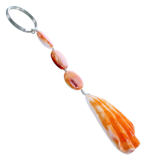 Oyster Shell Genuine Sterling Silver Key Chain DX115761