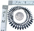 Hematite Genuine Sterling Silver Bead Necklace DX116070