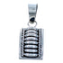 Native American Authentic Sterling Silver Pendant BX115744