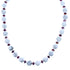 Oyster Shell and Howlite Genuine Sterling Silver Bead Necklace DX116463