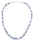 Oyster Shell and Howlite Genuine Sterling Silver Bead Necklace DX116463
