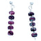 Sterling Silver Oyster Shell Turquoise Bead Post Dangle Earrings DX116691