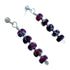 Sterling Silver Oyster Shell Turquoise Bead Post Dangle Earrings DX116691