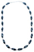 Southwest Genuine Sterling Silver Hematite Bead Necklace DX116790