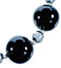 Sterling Silver Onyx Bead Necklace DX116859