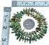 Sterling Silver Turquoise Bead Necklace BX116295