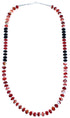 Southwestern Multicolor Genuine Sterling Silver Bead Necklace DX115896