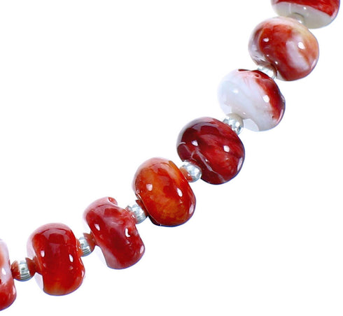 Southwestern Multicolor Genuine Sterling Silver Bead Necklace DX115896