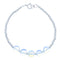 Opalite And Sterling Silver Bead Bracelet BX115935
