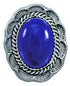 Lapis Native American And Sterling Silver Ring Size 7-1/4 BX116064