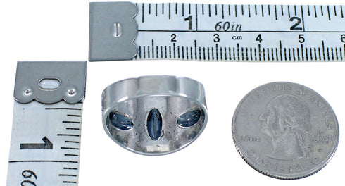 Sterling Silver Native American Ring Size 8-1/2 DX116278