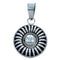 Sterling Silver Native American Pendant ZX116110