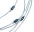 5-Strand Liquid Sivler Hematite Necklace BX116206
