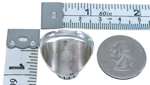 Sterling Silver American Indian Wild Horse Ring Size 12-3/4 ZX116255