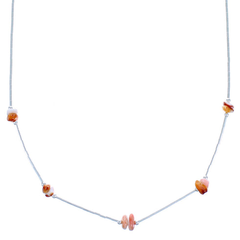 Oyster Shell Liquid Silver Necklace DX117164