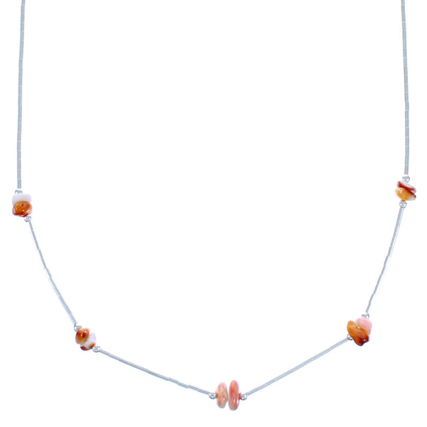 Oyster Shell Liquid Silver Necklace DX117164