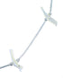 Liquid Silver Mother Of Pearl Bird Bead Necklace DX117173