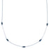 Hematite Liquid Silver Bead Necklace DX117177
