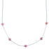 Rhondochrosite Liquid Silver Bead Necklace DX117180