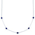 Lapis Liquid Silver Bead Necklace DX117186