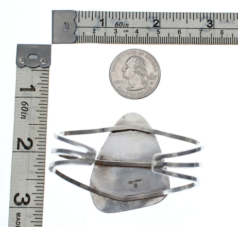 Native American Turquoise Silver Bracelet Cuff Jewelry JX127073