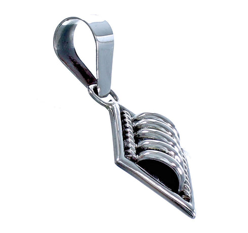 Navajo Genuine Sterling Silver Pendant BX116888