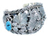 Sterling Silver Turquoise Bear Native American Cuff Bracelet ZX116663