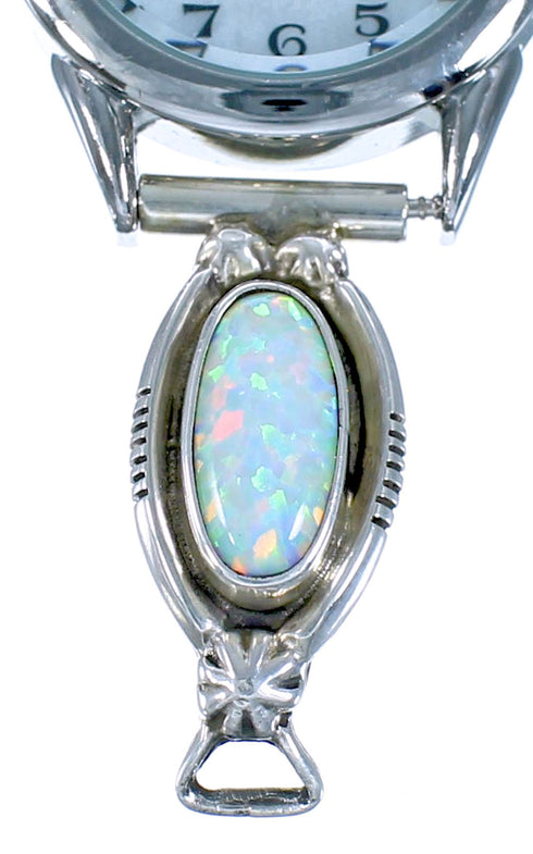 Sterling Silver Opal Navajo Watch ZX116676
