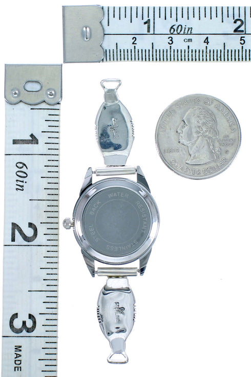 Sterling Silver Opal Navajo Watch ZX116676