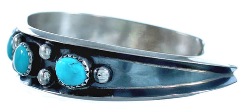 Sterling Silver Turquoise Navajo Cuff Bracelet ZX116905