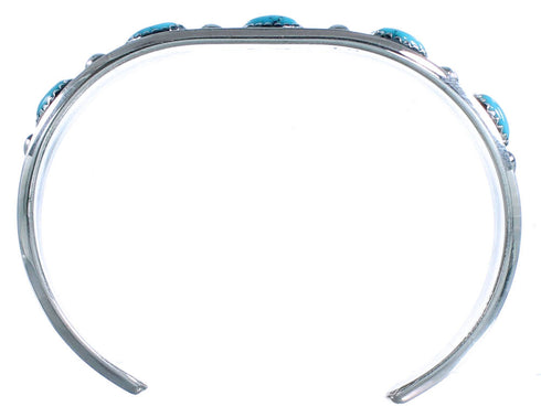 Sterling Silver Turquoise Navajo Cuff Bracelet ZX116905