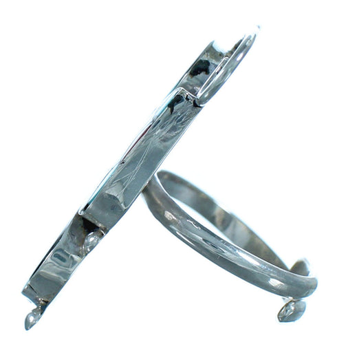 Genuine Sterling Silver Zuni Butterfly Multicolor Ring Size 6, 7, 8 CS117658