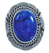Sterling Silver Genuine Native American Lapis Ring Size 8 CS117679