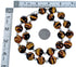 Genuine Tiger Eye Sterling Silver Southwest Bead Necklace CS117792