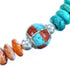 Authentic Sterling Silver Multicolor Southwestern Bead Necklace CS117833
