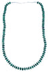 Genuine Sterling Silver Malachite Southwest Bead Necklace DX117647