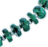 Genuine Sterling Silver Malachite Southwest Bead Necklace DX117647