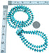 Authentic Sterling Silver Turquoise And Opal Southwest Bead Necklace DX117685