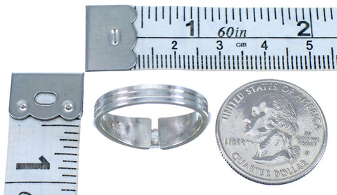 Opal And Sterling Silver CZ Zuni Ring Size 10 RX117569