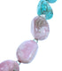 Rhodochrosite Turquoise Southwest Sterling Silver Bead Necklace RX117845