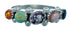 Genuine Sterling Silver Zuni Multicolor Ring Size 6-1/2 RX118047