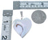 Sterling Silver Mother Of Pearl Heart Pendant DX117873