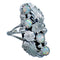 Sterling Silver American Indian Opal Flower Ring Size 7-3/4 CS118003