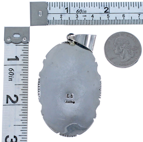 Charoite Sterling Silver Navajo Pendant BX118632