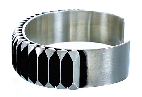 American Indian Genuine Sterling Silver Cuff Bracelet CB118125